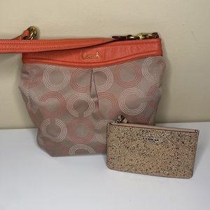 **COACH** PURSE & WRISTLET BUNDLE!